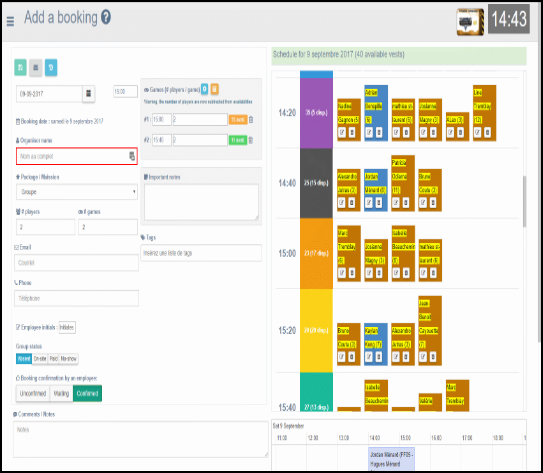 online reservation software for laser tag center