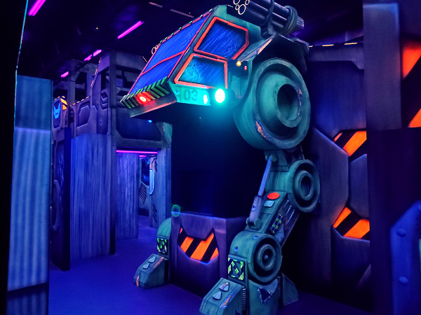 laser tag game designed by ARENA-X for team and solo player missions